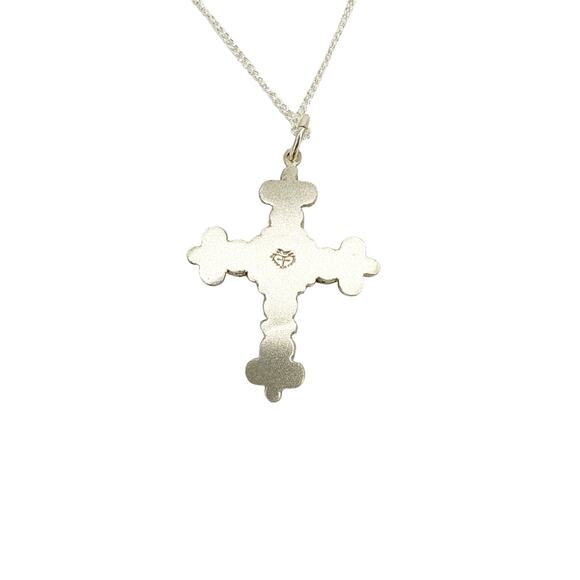 VIRGINS SAINTS & ANGELS VSA Addie Charm Necklace Silver & Pink - Picture 5 of 8